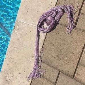 Purple toned long scarf